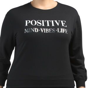 Miken XL sweatshirt crewneck positive NWT